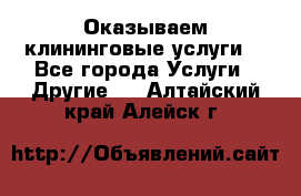 Оказываем клининговые услуги! - Все города Услуги » Другие   . Алтайский край,Алейск г.